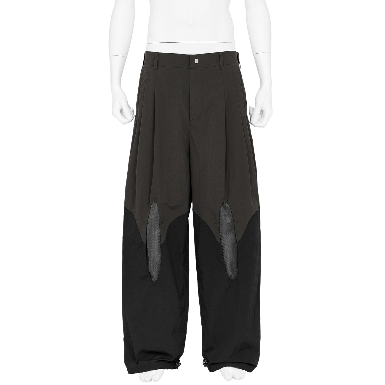 APERTURE TRACK PANTS BROWN BLACK