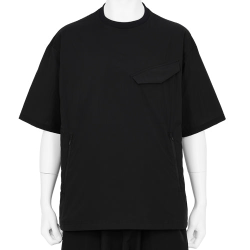 CHEST FLAP POCKET T-SHIRT BLACK