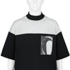 Eikoh Hosoe PRINT HI NECK T-SHIRT BLACK