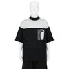 23SS Eikoh Hosoe PRINT HI NECK T-SHIRT BLACK