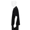 BLACK LINE BUTTON T-SHIRT BLACK