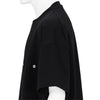 BLACK LINE BUTTON T-SHIRT BLACK