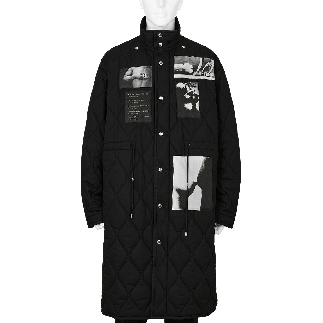 Eikoh Hosoe PRINT LAYER COAT BLACK
