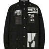 Eikoh Hosoe PRINT LAYER COAT BLACK