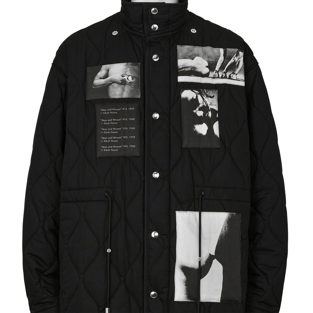 Eikoh Hosoe PRINT LAYER COAT BLACK