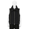 ZIP VEST BLACK