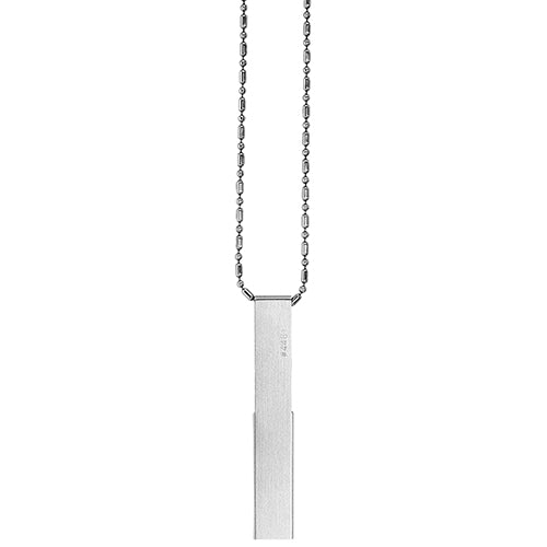 USB PENDANT ( HAIRLINE ) SILVER