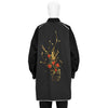 SOFU TESHIGAHARA PRINT CUT OFF BIG SHIRT BLACK