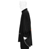 SOFU TESHIGAHARA PRINT CUT OFF BIG SHIRT BLACK