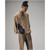 YUICHI INOUE CUT OFF SHIRT BLACK