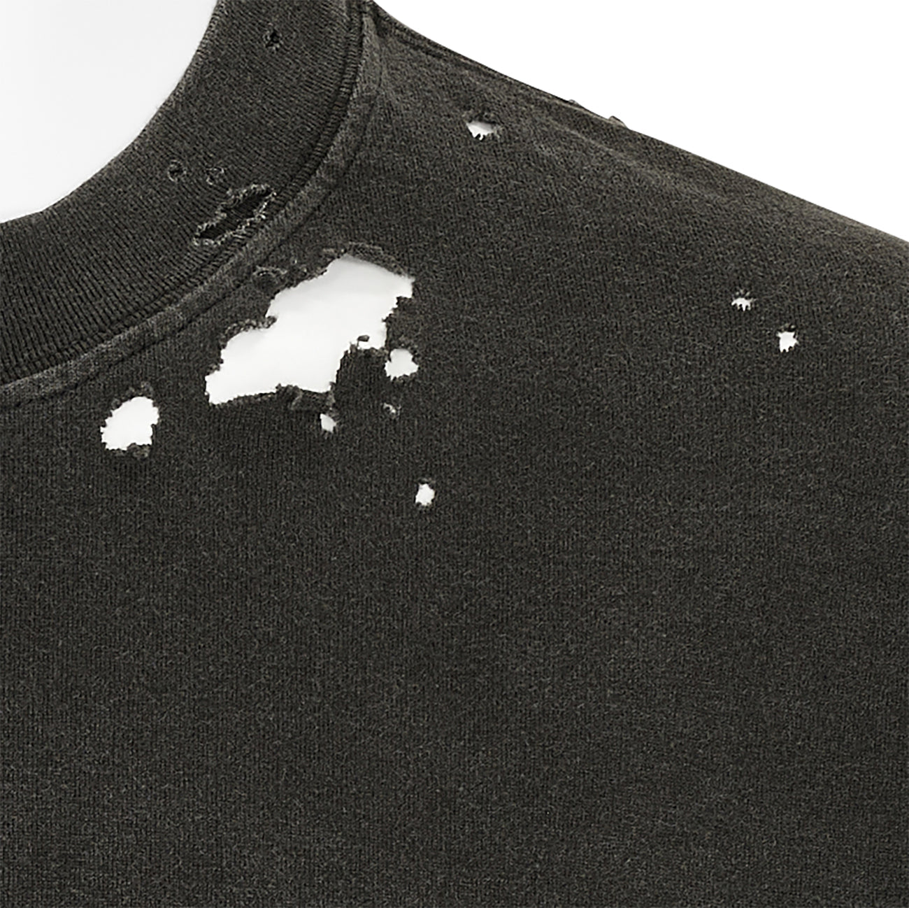 SOFU TESHIGAHARA PRINT BLEACH TEE BLACK