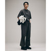 YUICHI INOUE CUT OF SWEAT PANTS BLACK
