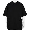 YUICHI INOUE HANA TEE SHIRT BLACK