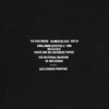YUICHI INOUE GUTETSU C TEE SHIRT BLACK