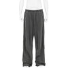 YUICHI INOUE CUT OF SWEAT PANTS BLACK