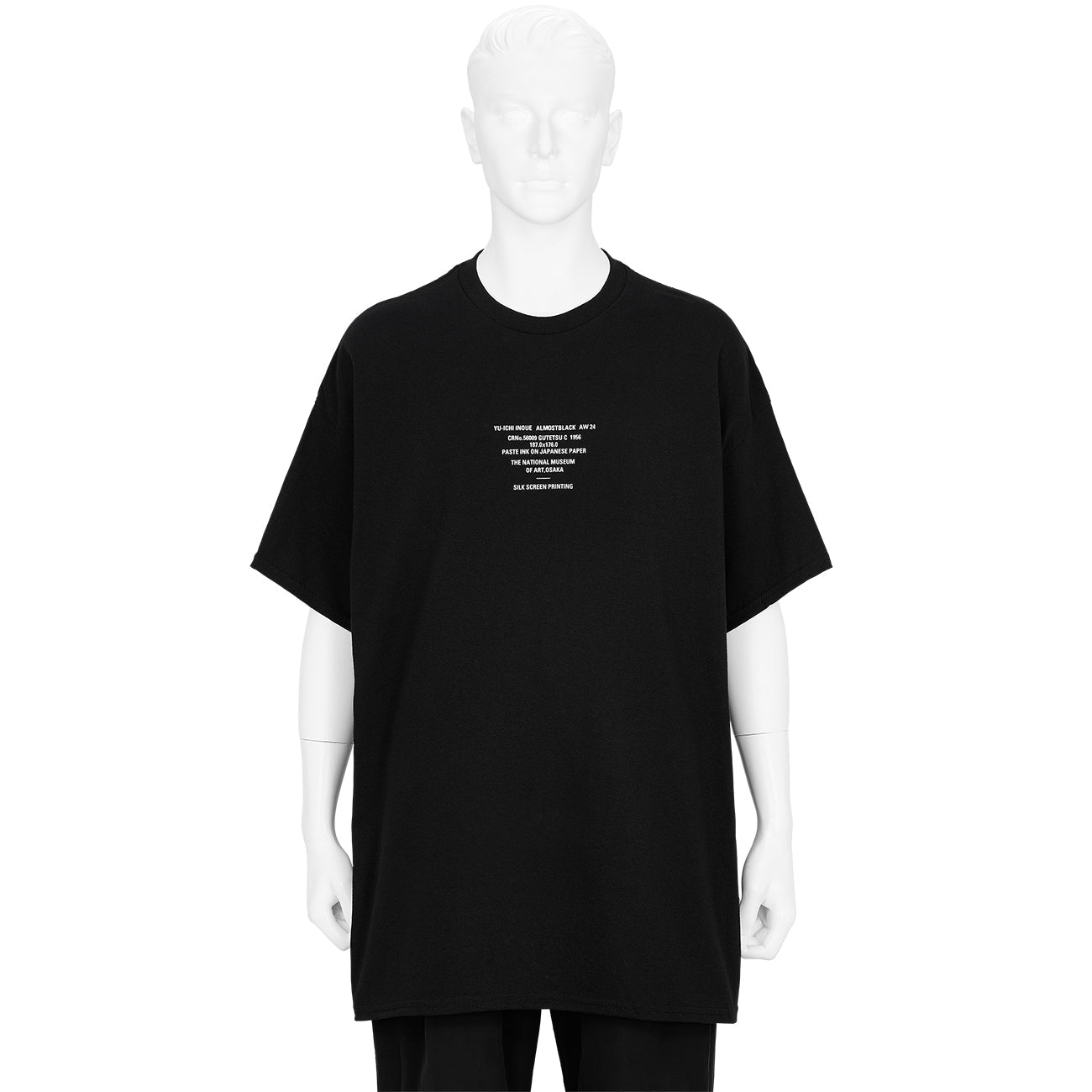 YUICHI INOUE GUTETSU C TEE SHIRT BLACK