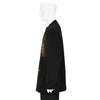 SOFU TESHIGAHARA PRINT SHIRT LAYER SWEAT BLACK
