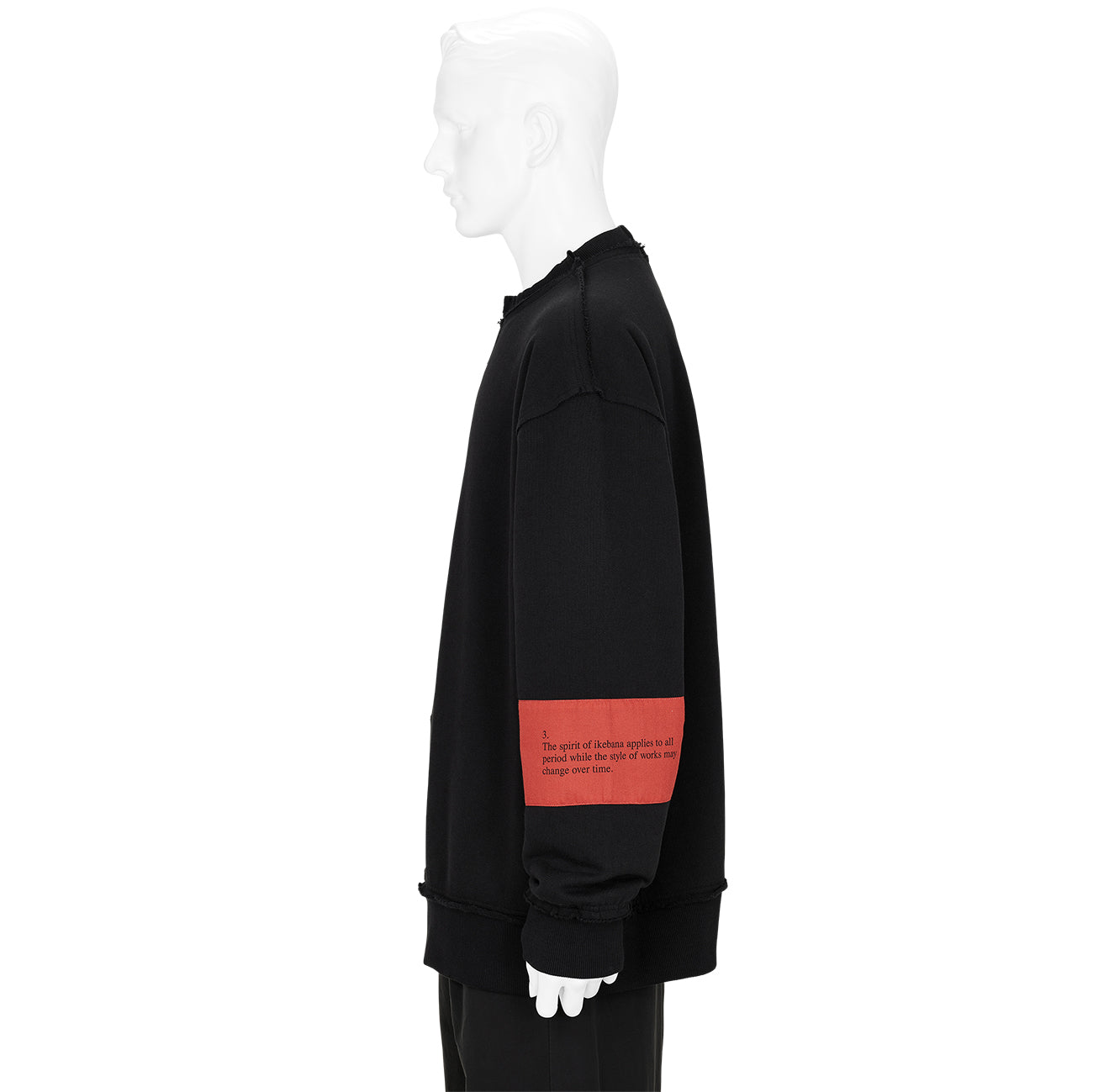 SOFU TESHIGAHARA PRINT SWEAT BLACK