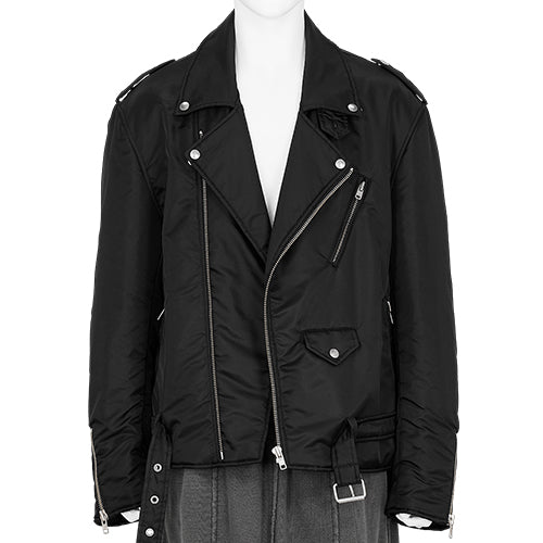 RIDERS JACKET WITH PADDING BLACK