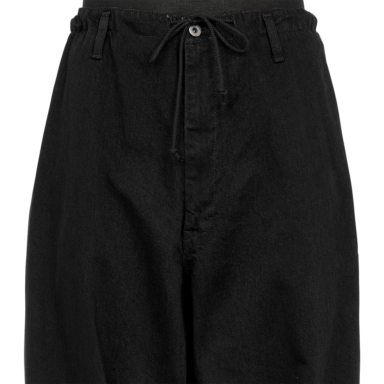 BLACK DENIM PAINTER PANTS BLACK