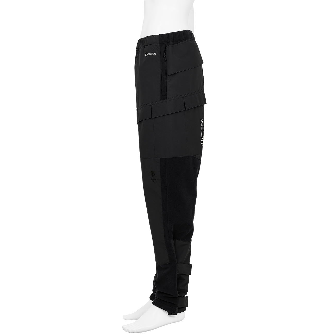 WINDSTOPPER BY GORE-TEX LABS 2L POLARTEC TROUSERS BLACK