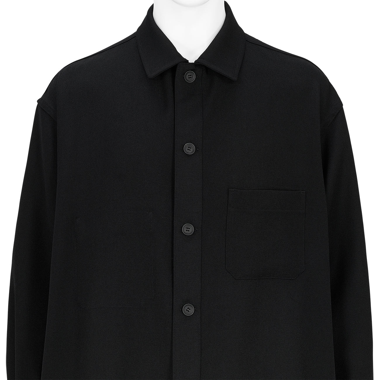SHIRT COAT BLACK