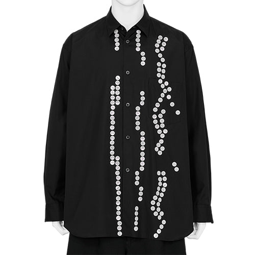 SHIRT WITH BUTTON BLACK