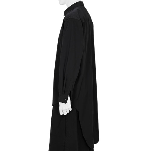 SWALLOW TAILED SHIRT BLACK