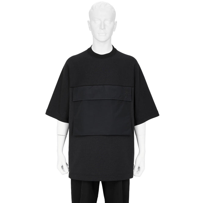 COTTON CORDURA NYLON T-SHIRT BLACK