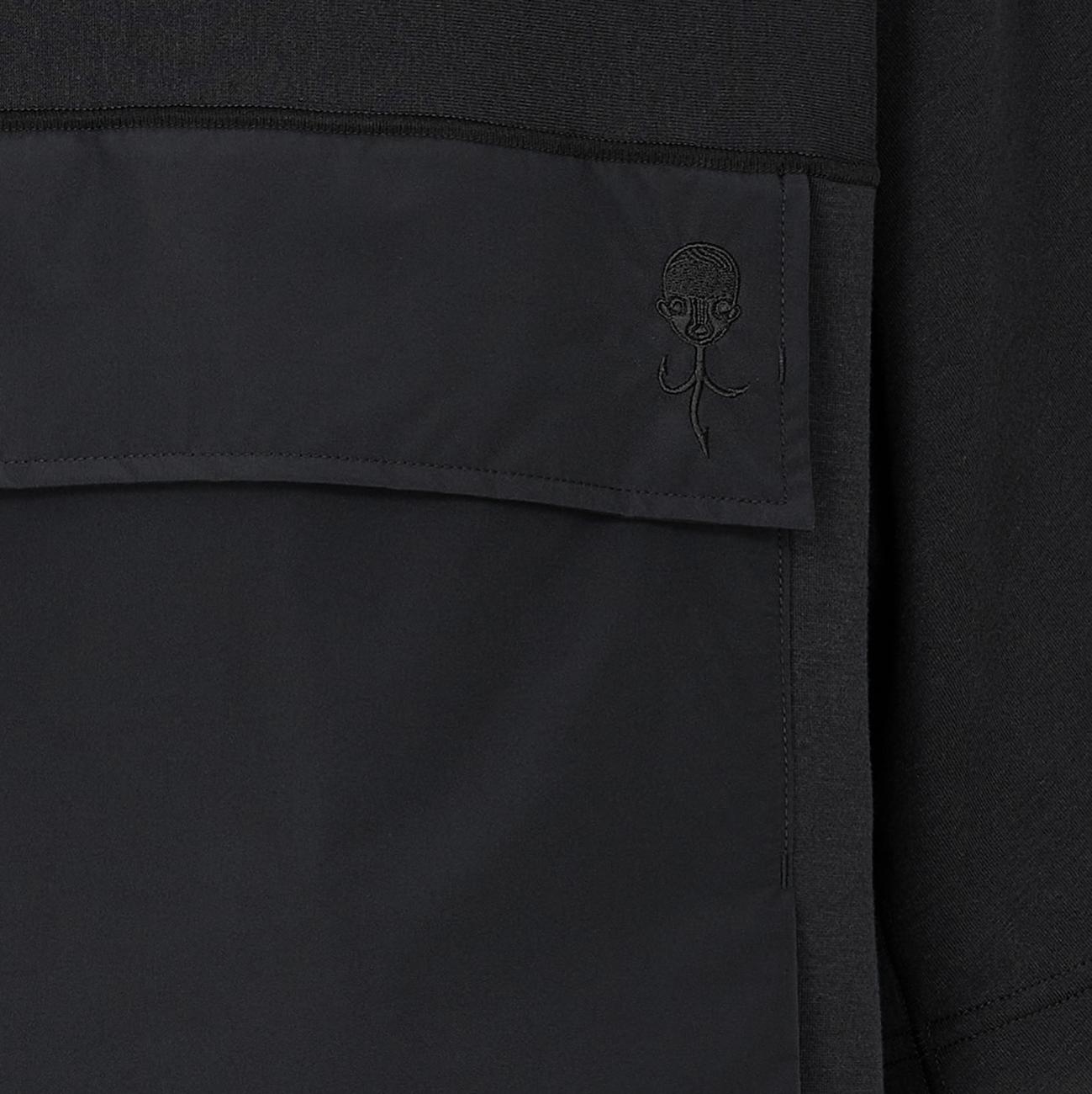 COTTON CORDURA NYLON T-SHIRT BLACK