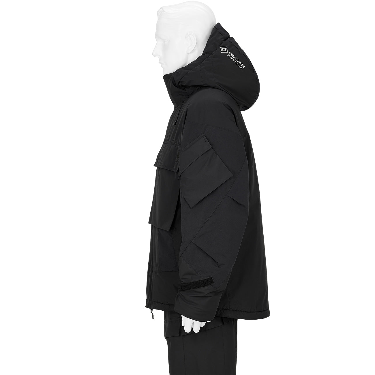 TRIPLE COLLABORATION WINDSTOPPER BY GORE-TEX LABS PRIMALOFT JACKET BLACK