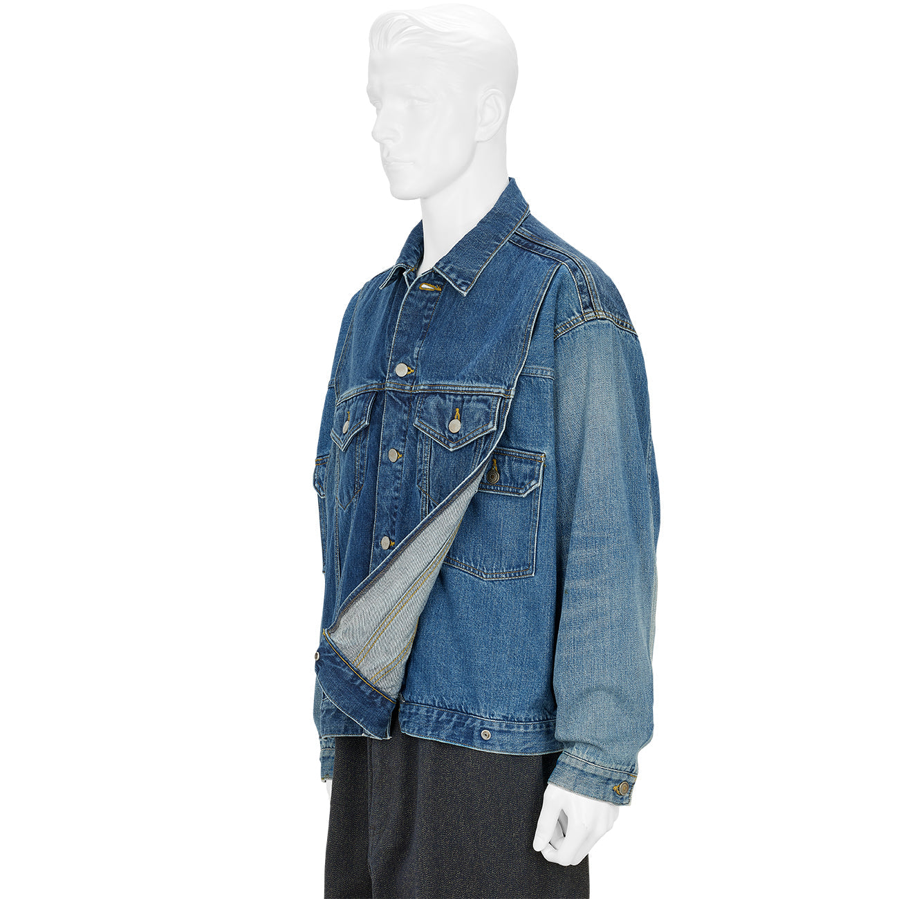3GEN DENIM TRACKER JACKET INDIGO