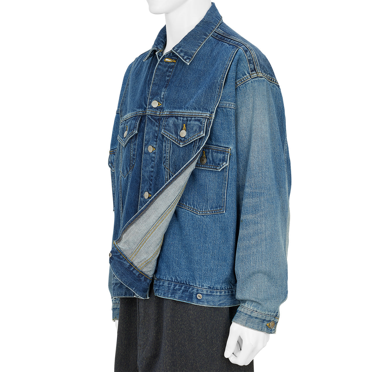 3GEN DENIM TRACKER JACKET INDIGO