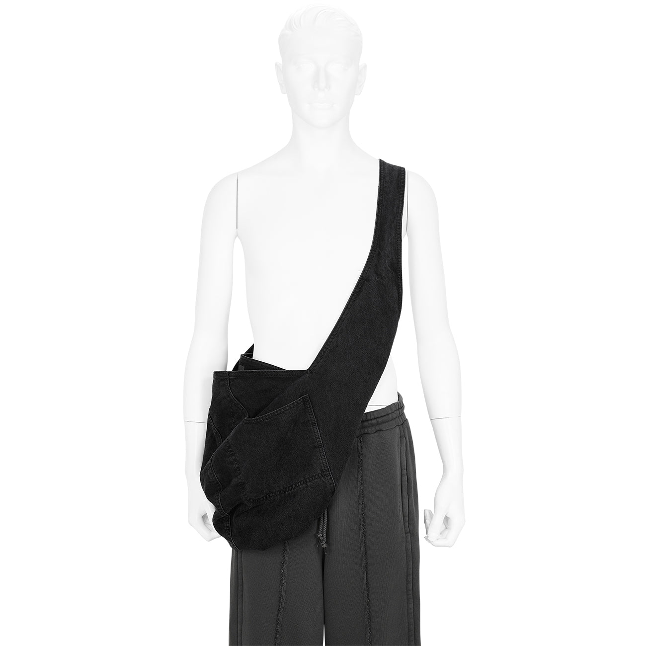 BEZIER BAG SHUNGITE BLACK