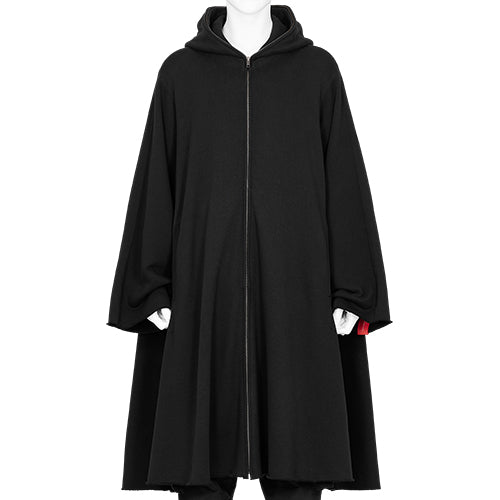 RED LABEL FULL ZIP HOODIE BLACK