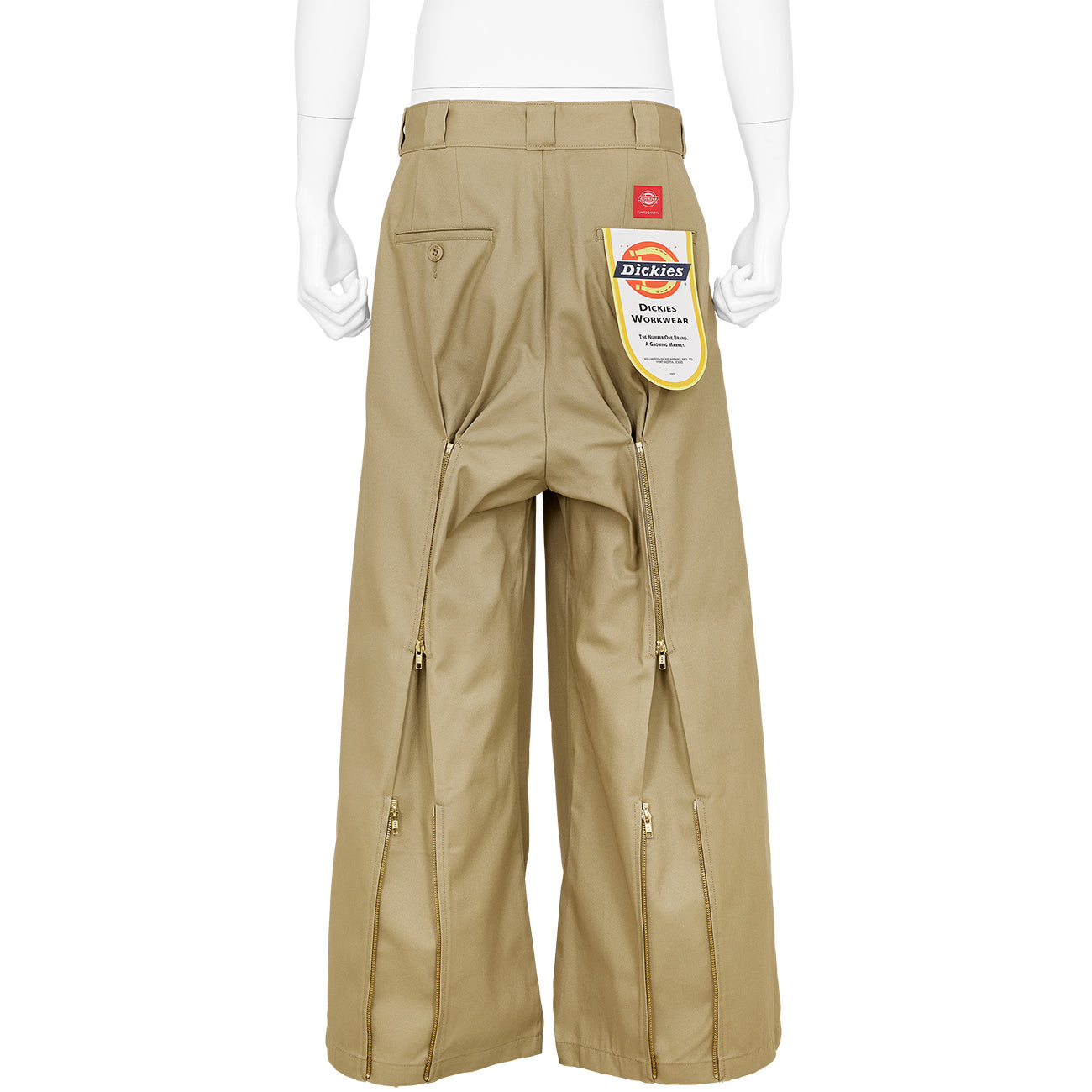 DICKIES REVERSE BAGGY CHINO PANTS BEIGE