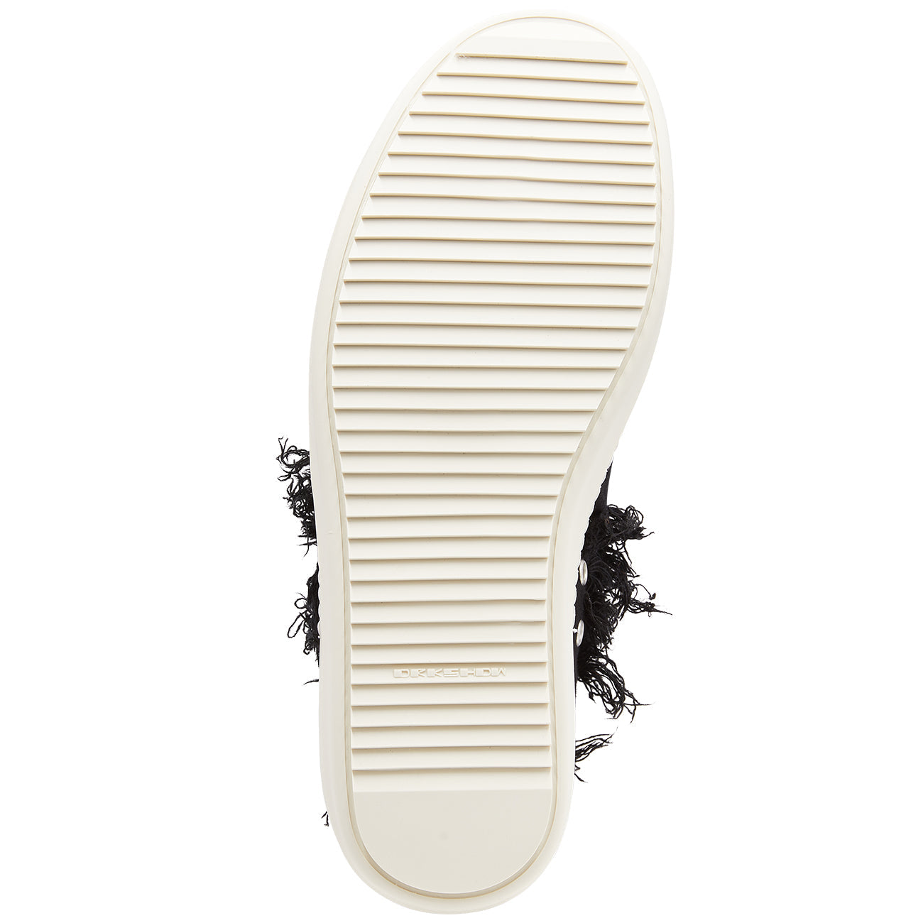 SINGLE SOLE LOW CUT SNEAKERS SLASH DENIM BLACK