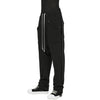 DRAWSTRINGS CARGO PANTS BLACK