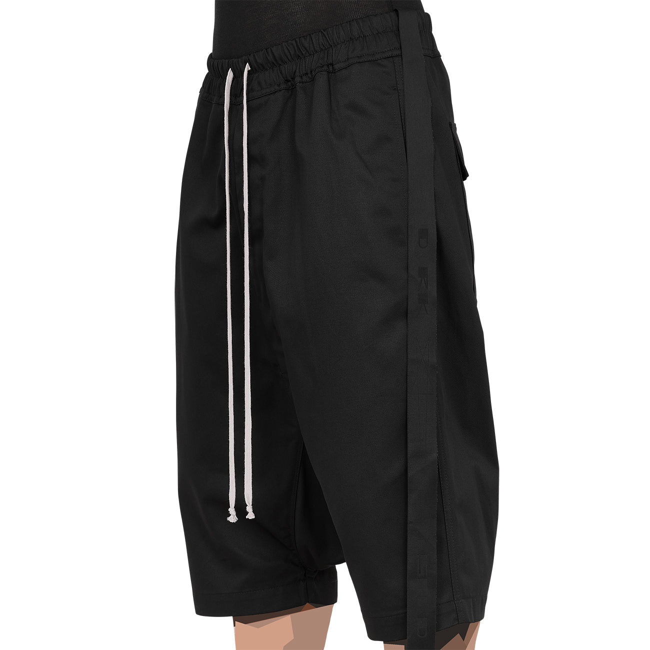 DRAWSTRINGS PODS SHORTS BLACK