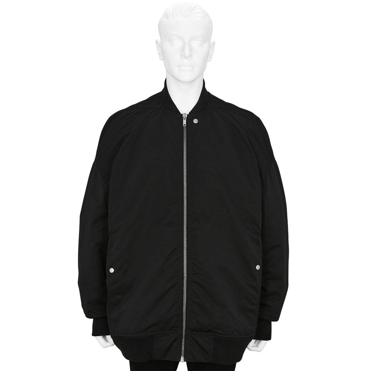 Rick Owens DRKSHDW Jumbo Flight Bomber Jacket in black | SVD