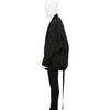 JUMBO FLIGHT JACKET WITH PADDING BLACK