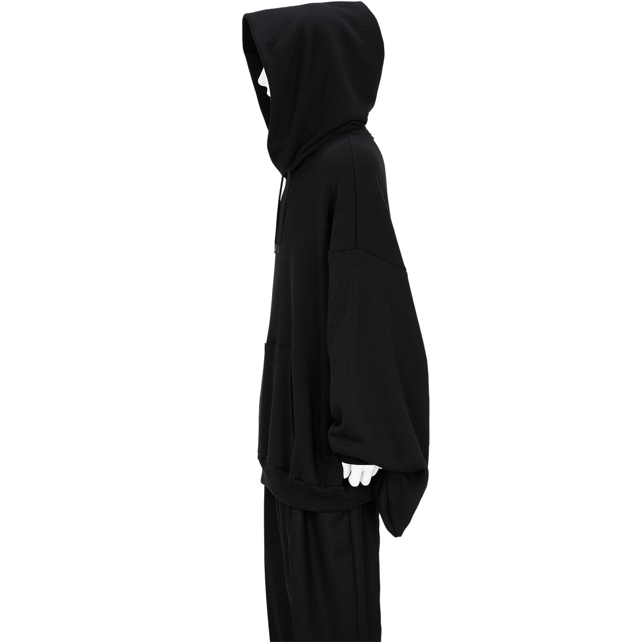 KIMONO SLEEVE HOODIE BLACK