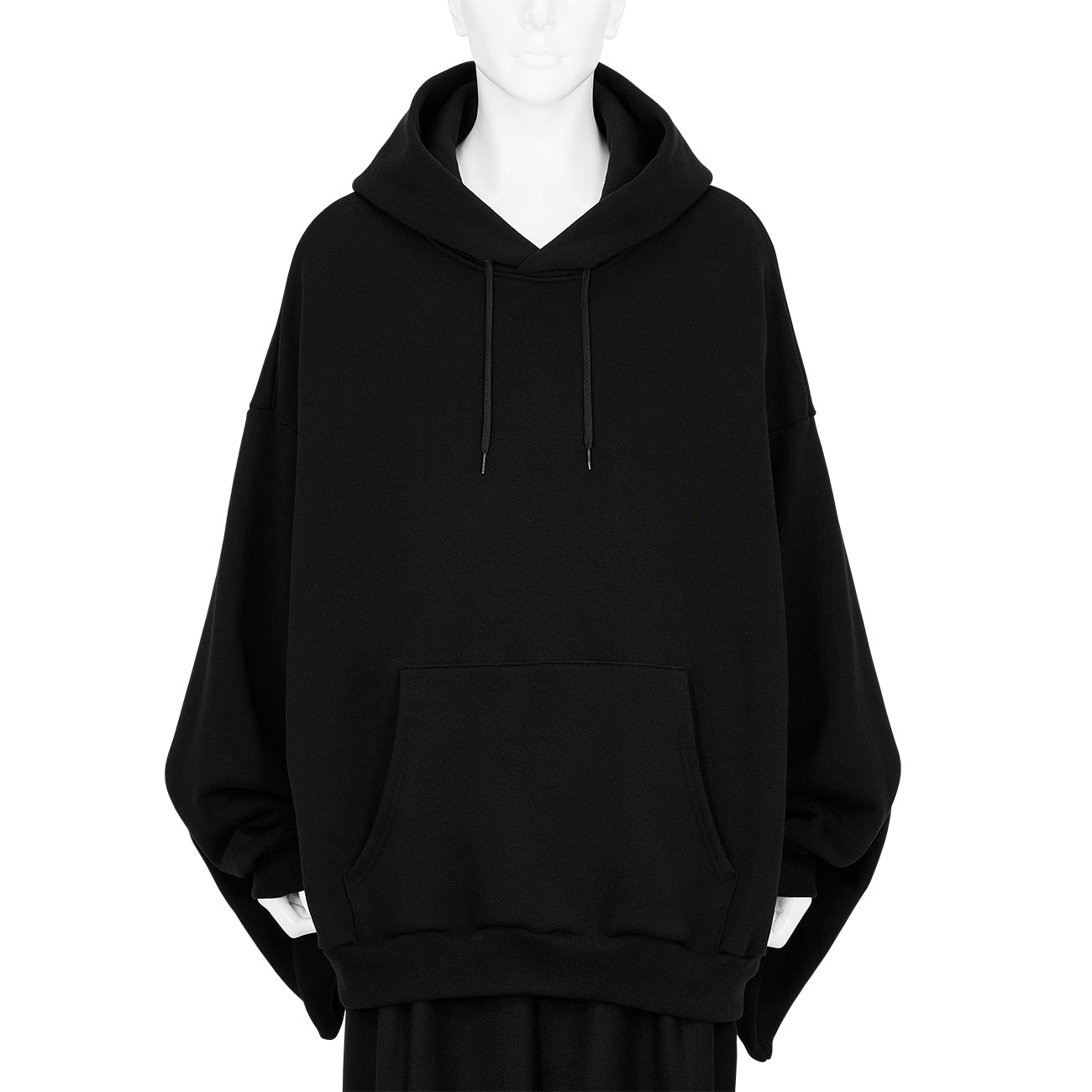 KIMONO SLEEVE HOODIE BLACK