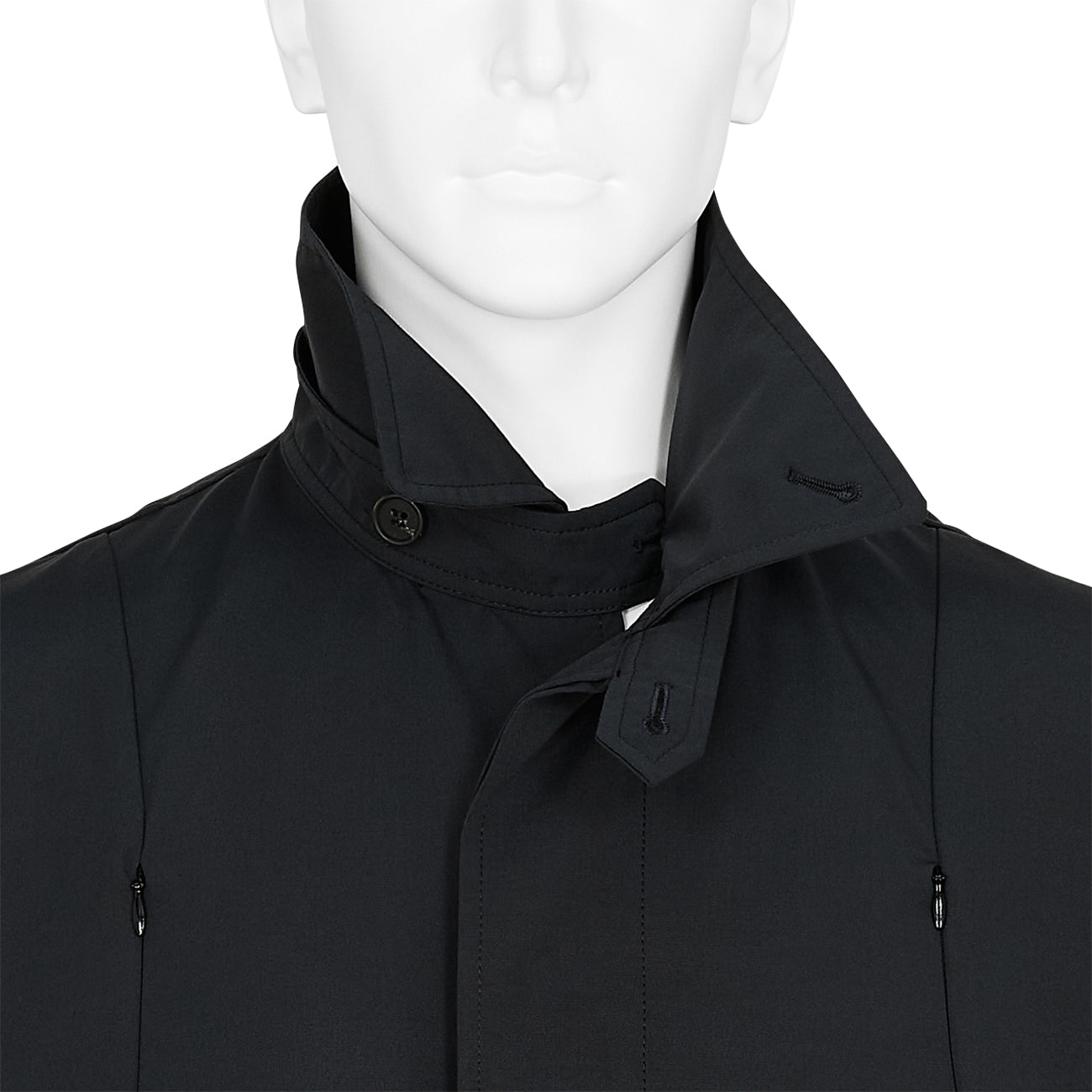 EMULATE COAT SHUNGITE BLACK