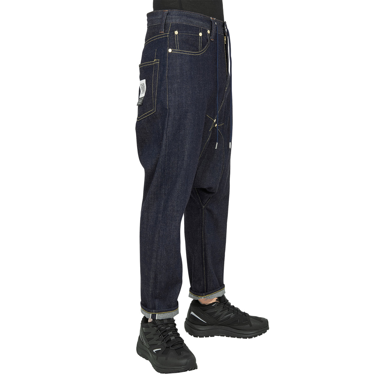 SARROUEL DENIM PANTS INDIGO