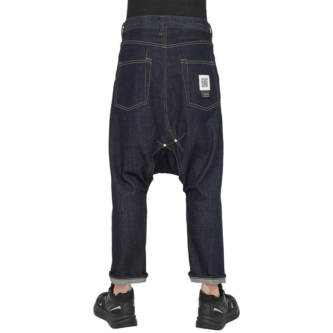 SARROUEL DENIM PANTS INDIGO