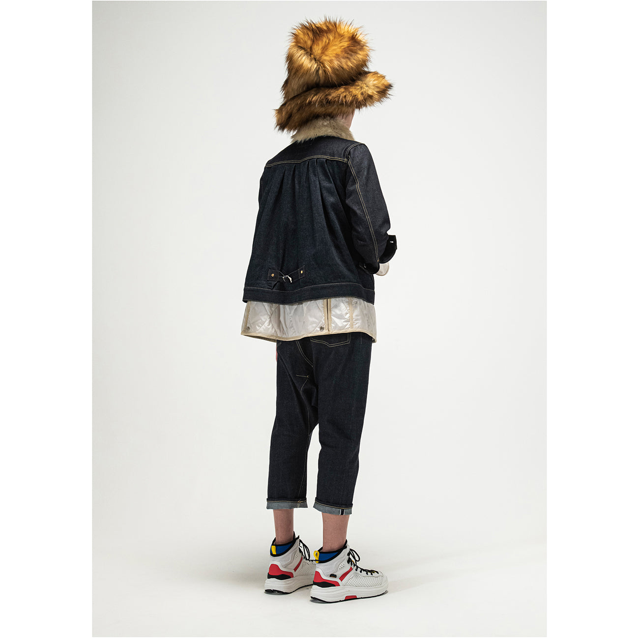 SARROUEL DENIM PANTS INDIGO