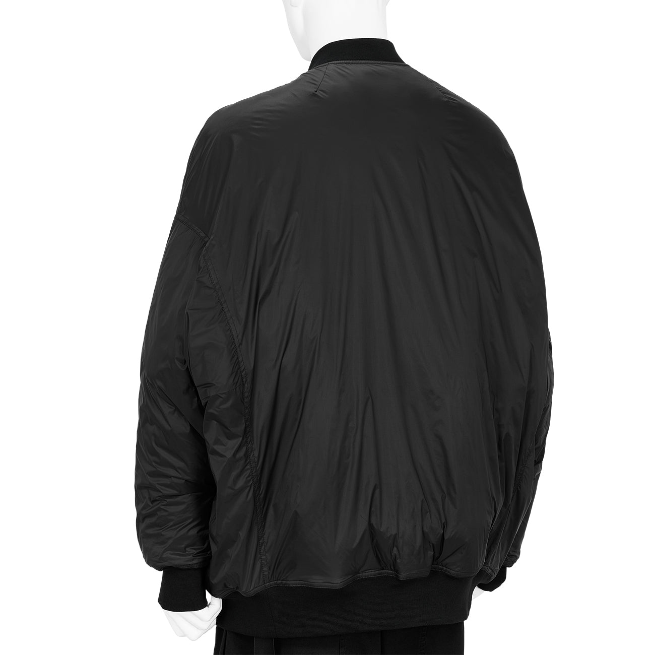 JUMBO FLIGHT JACKET WITH PADDING BLACK
