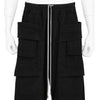 DRAWSTRINGS CREATCH WIDE CARGO PANT BLACK