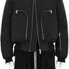 BAUHAUS FLIGHT JACKET WITH PADDING BLACK